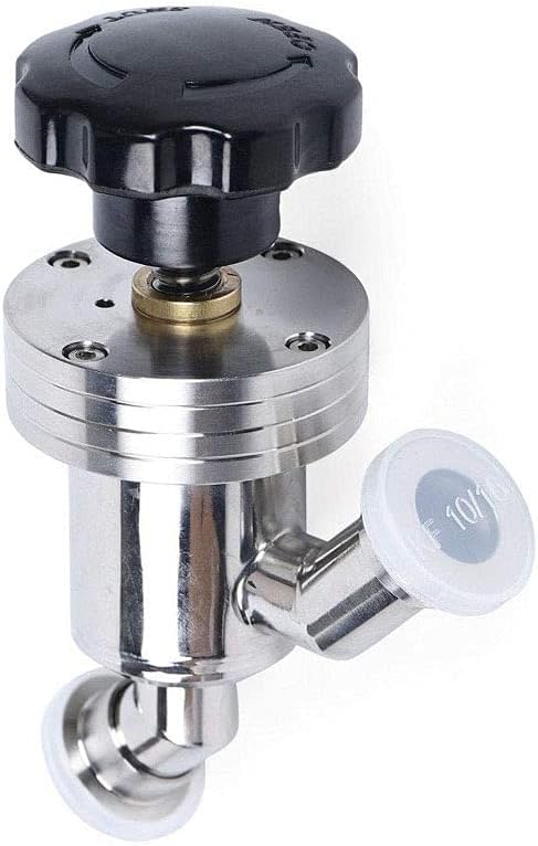 SHERICH KF50 High Vacuum Manual Isolation Valve, Flange L Type, Y Type Stainless Steel Valve (KF50 （Y type）)
