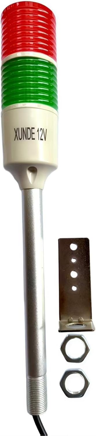 12V DC LED Warning Lights Multi-Layer Industrial Signal Light Alarm Lights Machine Equipment Indicator Lamp (2-Layer)