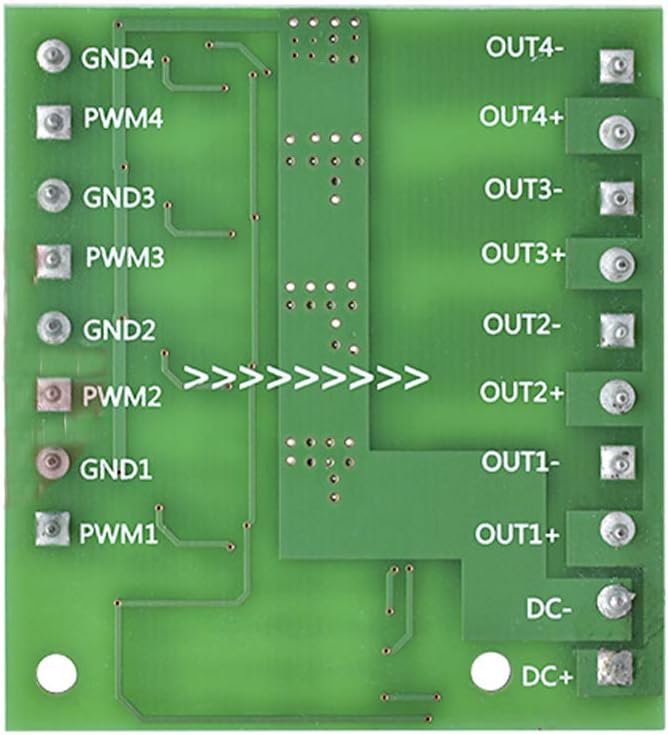 MOSFET Trigger Switch 4 Channel Drive Module 400W DC 3.7-27V 10A Large Power PWM Adjustment Electronic Switch Control Board