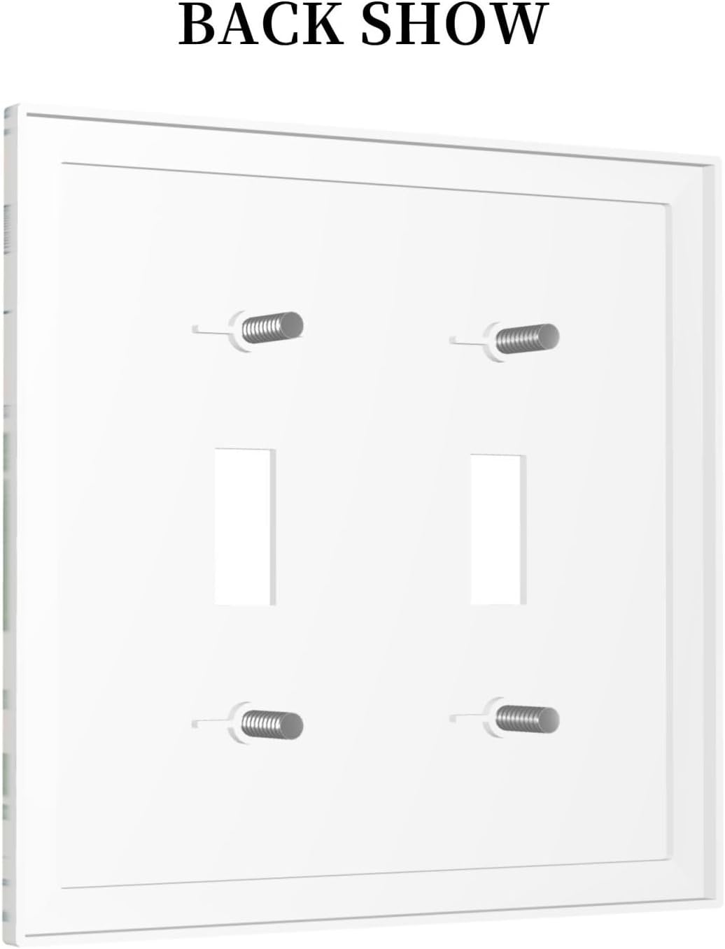 Decorative Switch Plates Ocean Beach Theme Starfish Seashell Coral 2 Gang Double Toggle Outlet Light Switch Cover Wall Plate Electrical Faceplate For Bathroom Kids Room Decor