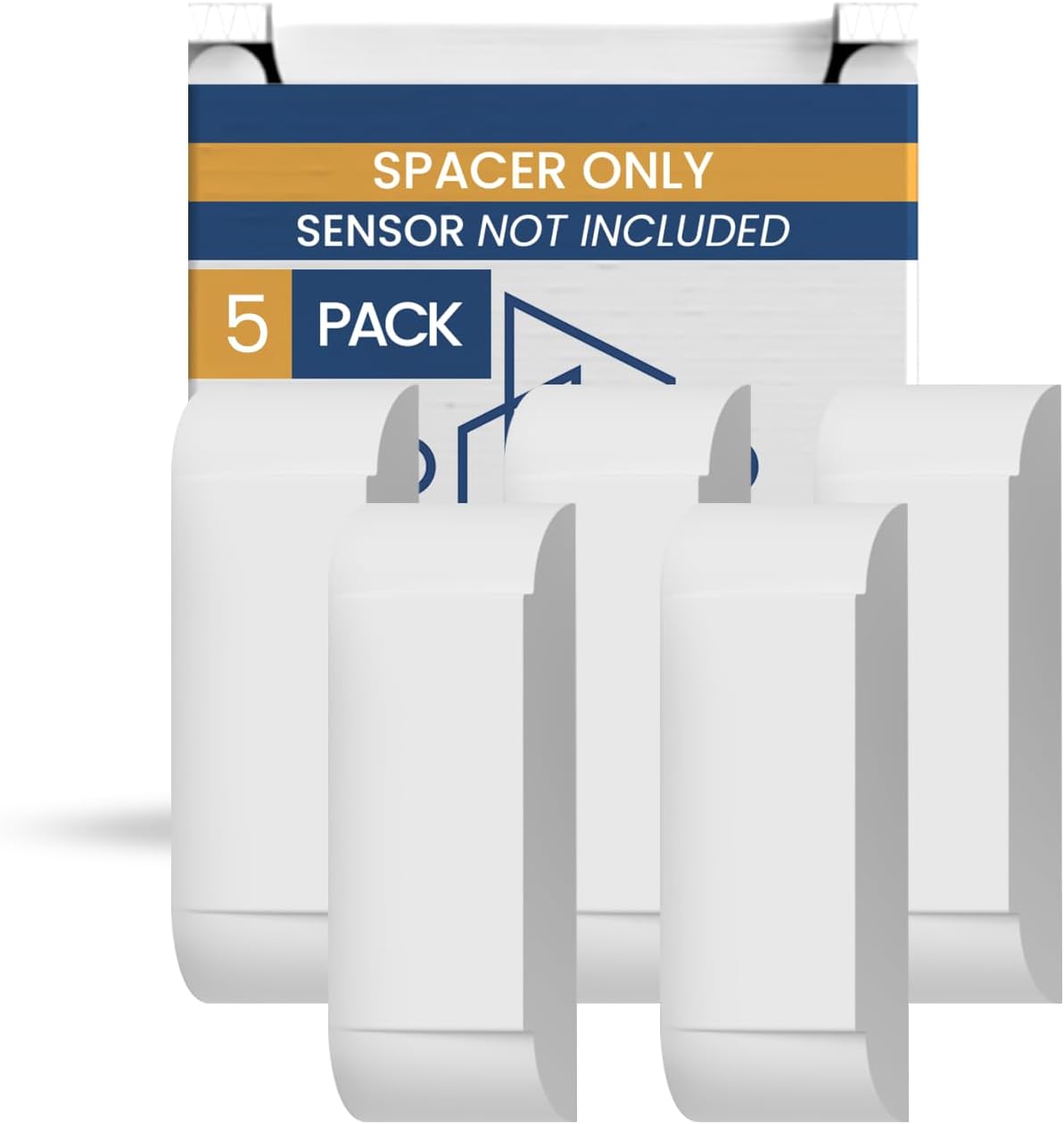Ring Alarm Magnet Riser | 5 Pack Set with 3M Adhesive - Easy Mount to Any Doorway, Window, and Entryway | Ring Sensor/Magnet Not Included (3/4 inch)