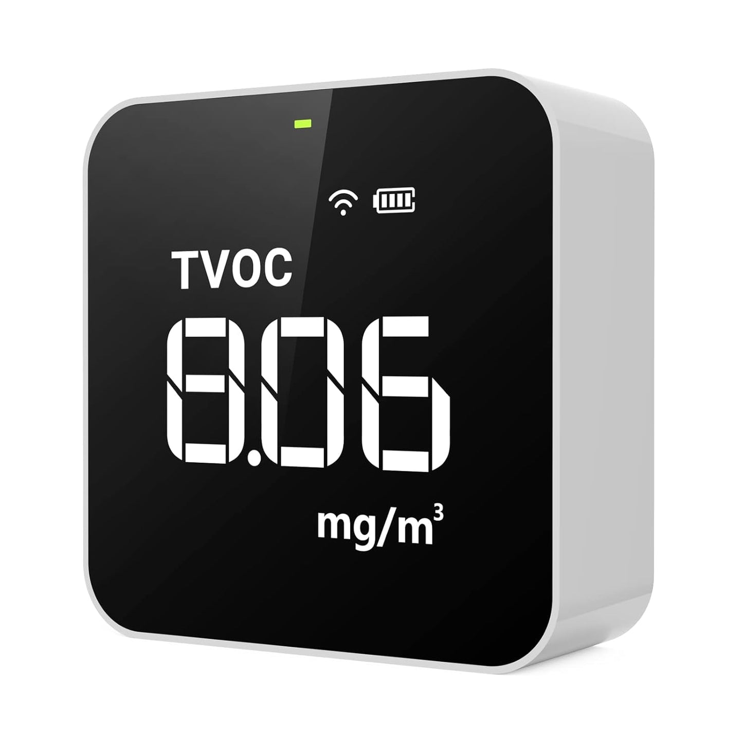 Temtop Smart Air Quality Monitor Indoor Home Air Testing for AQI, PM2.5, Formaldehyde and VOCs with WiFi Connection and Remote Monitoring via App,M10i