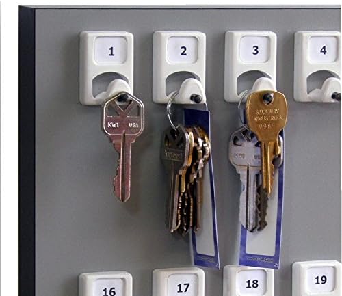 KEYSTAND # 60PGS with 60 Numbered Hooks for Auto Dealers/Realtors (60 Tag & Ring Included)