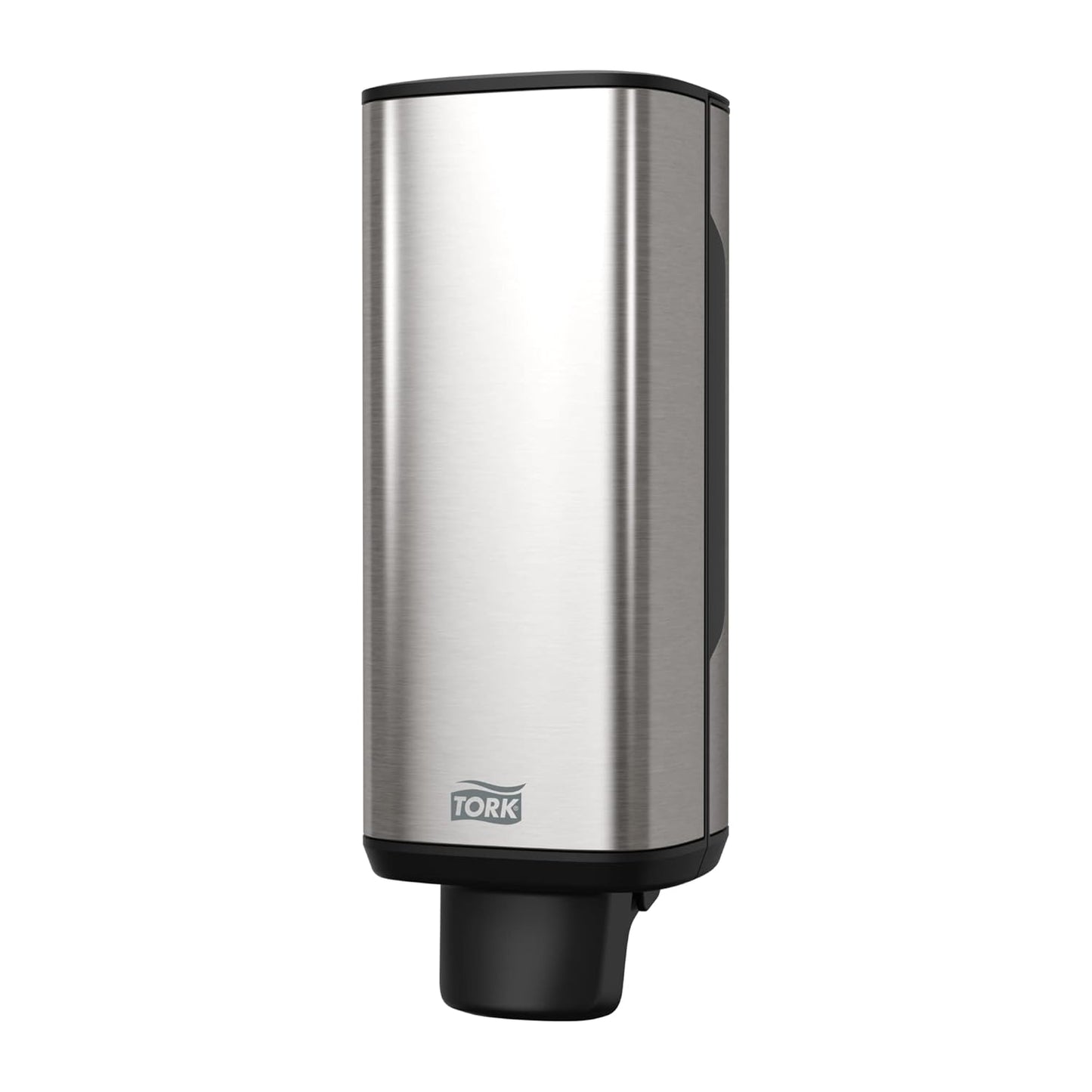 Tork Foam Skincare Manual Dispenser for Foam Soap and Hand Sanitizer 466000 - Economical, S4 Dispenser System, Color Stainless Steel (Pack of 1)