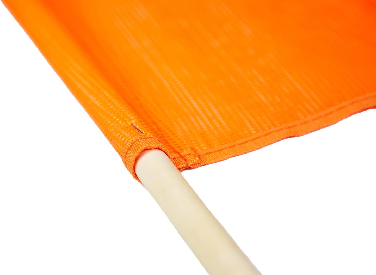 Mytee Products Orange Safety Flags for Trucks with Dowel, DOT Compliant - 18 Inch x 18 Inch High Visibility Vinyl Mesh Warning Flags