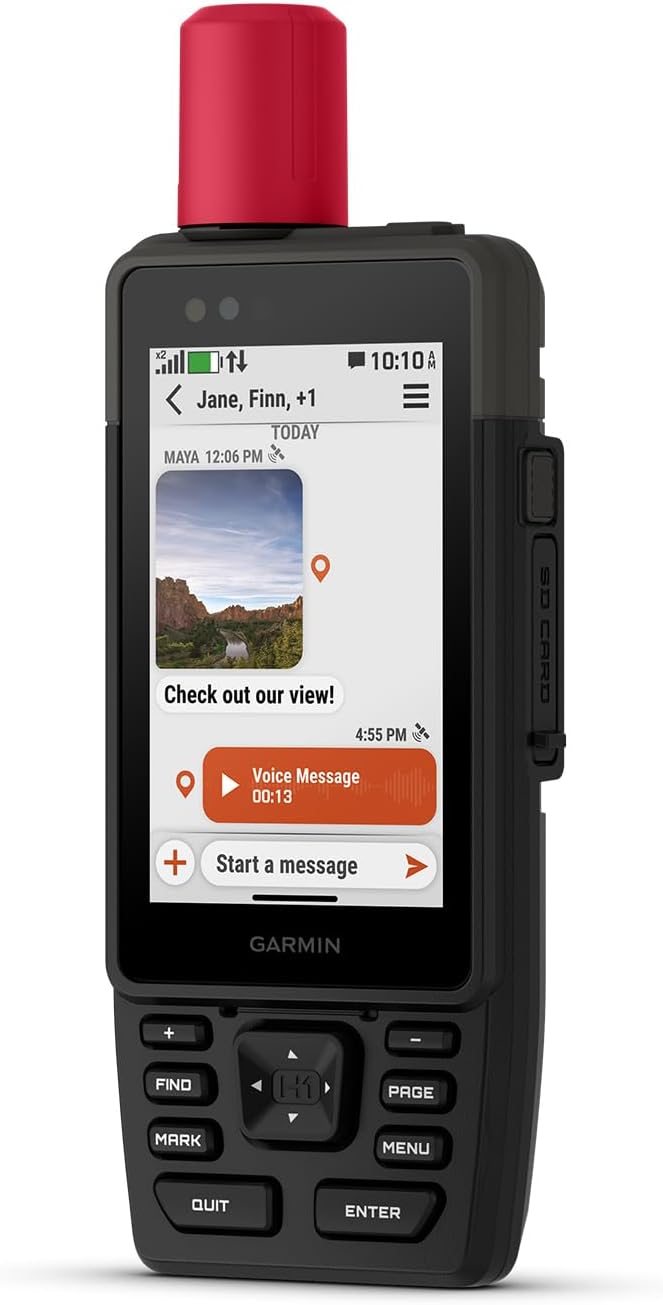 Garmin® GPSMAP® H1i Plus, Premium GPS Handheld Navigator with inReach® Plus Technology to Share Texts, Photos, Voice Memos and SOS Off-Grid, Touchscreen and Buttons, Long Battery Life, Preloaded Maps