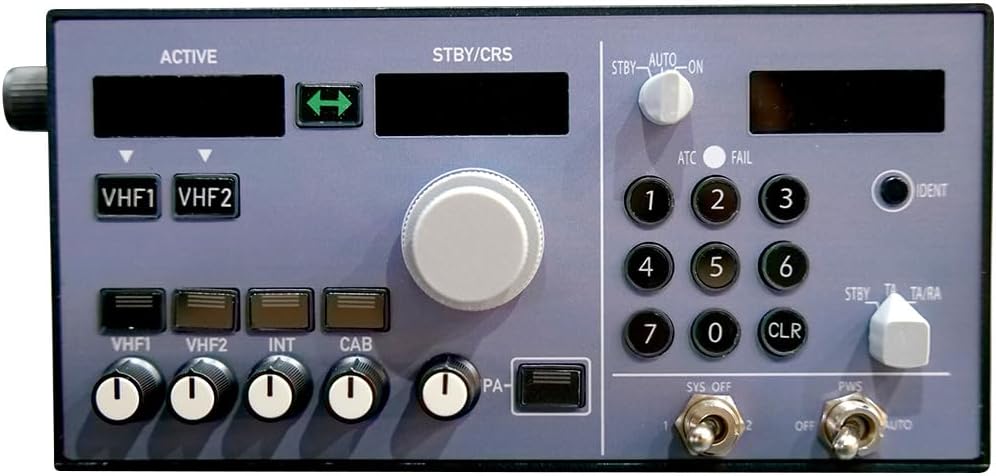 Rowsfire A105 V3.0 A32X Panel, All-in-One RMP+ATC+ACP Panel for MSFS 2020/2024, Compatible with FBW INibuild - Windows Flight Sim Home Cockpit