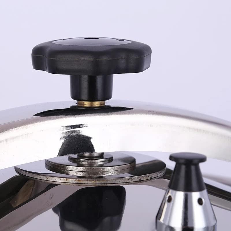Aluminum Explosion-Proof Pressure Cooker- 7L~15L Capacity- Silver (9L)