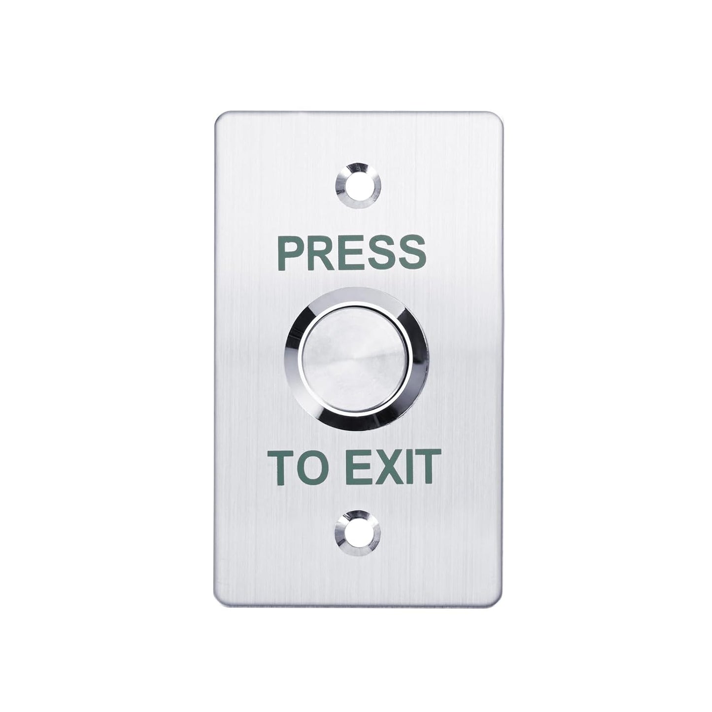 Push to Exit Button，12V DC Push to Exit Switch with LED Light, IP67 Waterproof,NC/NO/COM Outputs, Surface Mount Request-to-Exit Device for Access Control Systems (86X50-A)