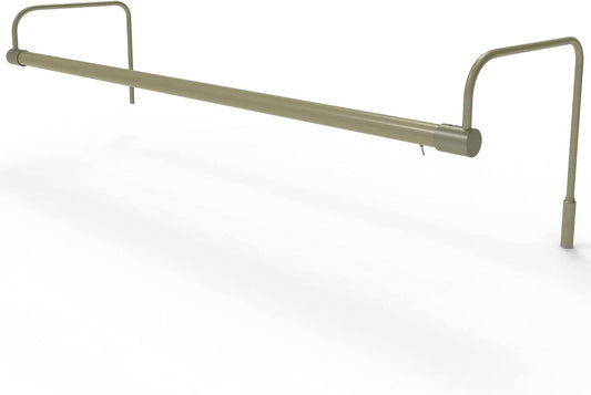 Cocoweb 30 Inch Tru-Slim Antique Brass Picture Light - LED, 2700K, Adjustable Arm, Plug-in, Toggle Switch, Sleek and Compact Design