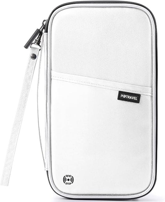VanFn RFID Travel Passport Wallet, Family Passport Holder, Trip Document Organizer P.Travel Series