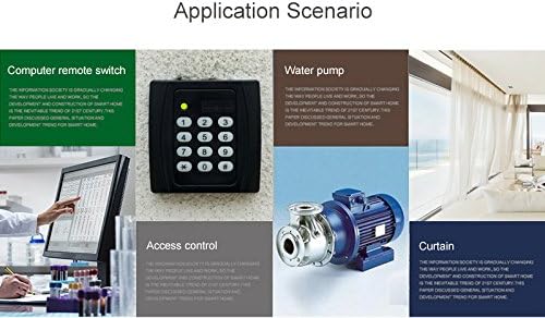 WiFi Wireless Smart Switch Relay Module for Smart Home 5V 5V/12V，Ba applied to access control, turn on PC, garage door (12V)