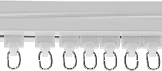 Xuthusman Smart Electric Curtains Track，Automatic Curtain Opener, Motorized Curtains Rod With Remote，Electric Curtain Rail for Home Automation Compatible