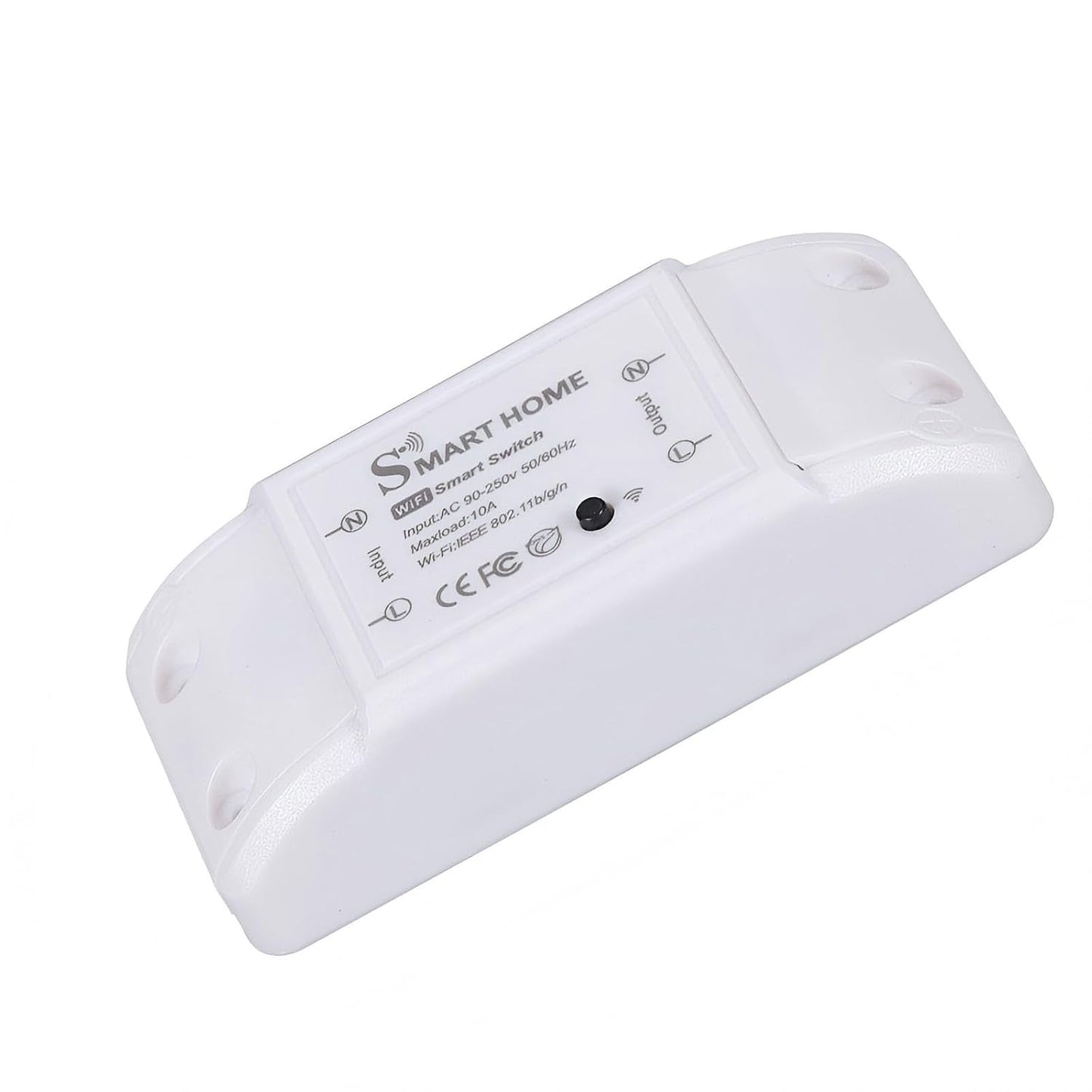 Eversecu WiFi Smart Light Switch 10A Mini DIY Breaker Module, Control by Smart Life/Tuya App, Compatible with Google Home/Alexa Echo