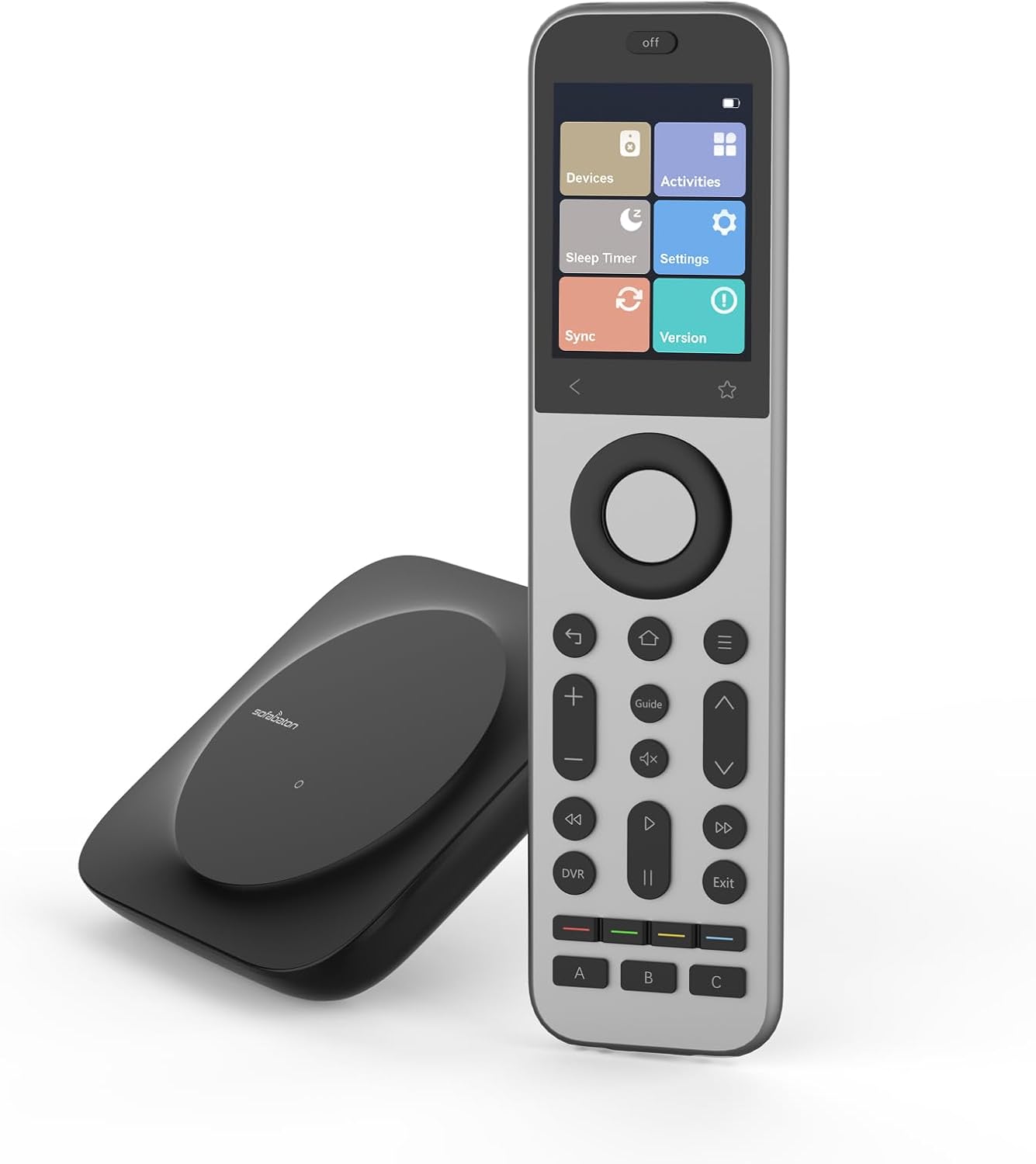 SofaBaton X2 Universal Remote Control with Hub & Charging Dock, Touchscreen, All-in-One Smart Remote with Customize Activities | Bluetooth | Infrared | WiFi 2.4GHz | Compatible Alexa & Google Home