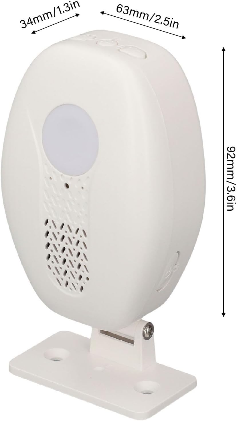 FTVOGUE Wireless Door Sensor Alarm 98.4FT Range 80dB Loud Magnetic Window Open Alert for Home
