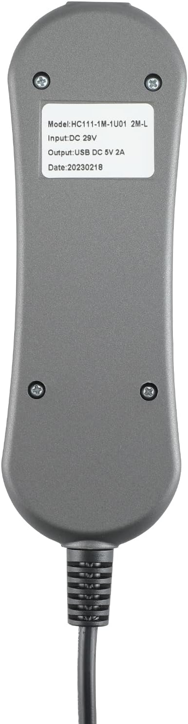 2 Button 5 Pin Prong Hand Control Handset Remote with USB and Backlight for Lift Chairs Power Recliners