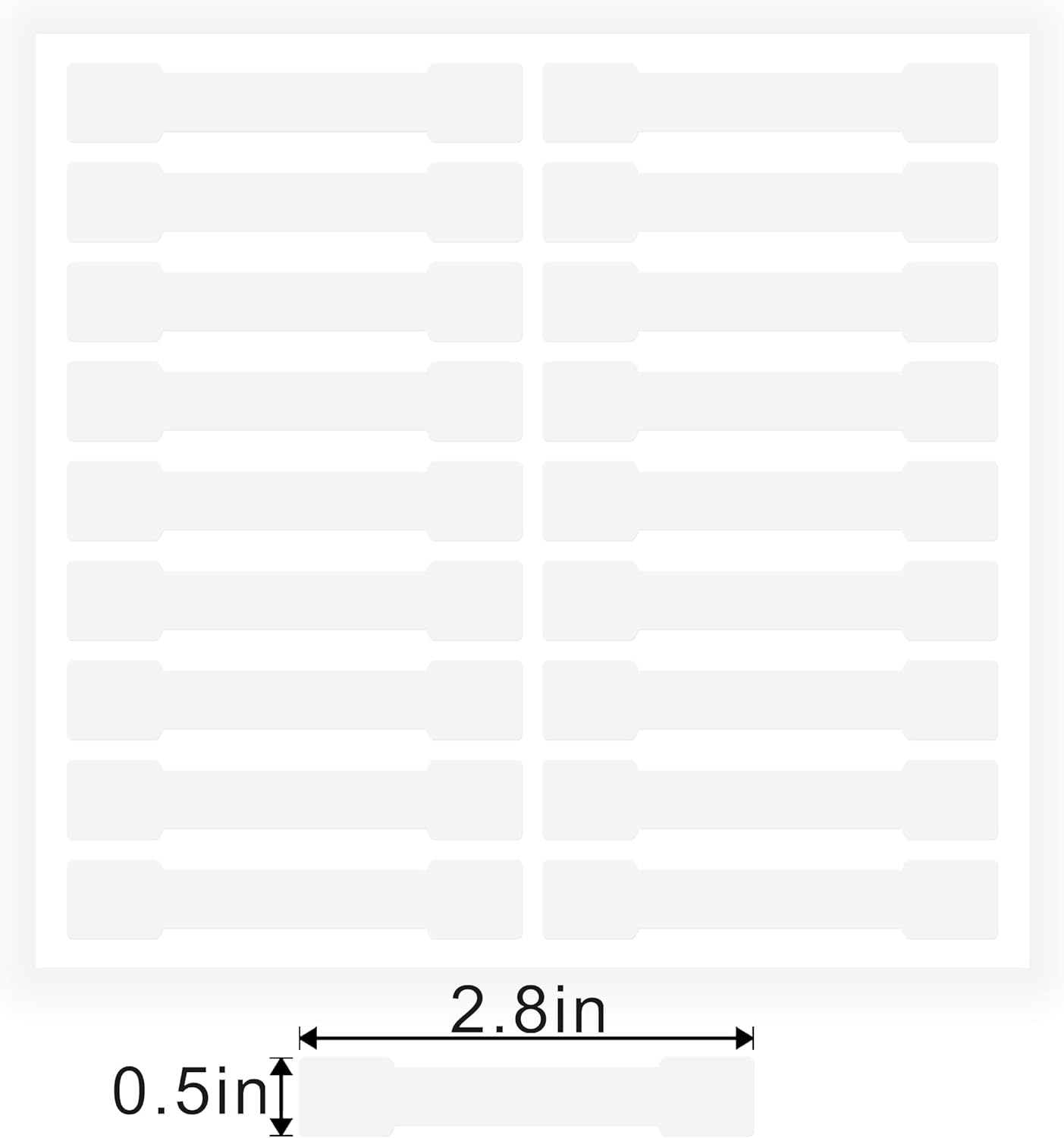 Transparent Blank Tamper Evident Labels Crystal Clear Sealing Package Seal Self Adhesive Security Warranty Void Tamper Proof Stickers (100pcs Bone)