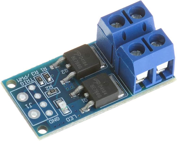 5PCS DC 5V-36V 15A(Max 30A) 400W Dual High-Power MOSFET Trigger Switch Drive Module 0-20KHz PWM Adjustment Electronic Switch Control Board Motor Speed Control Lamp Brightness Control