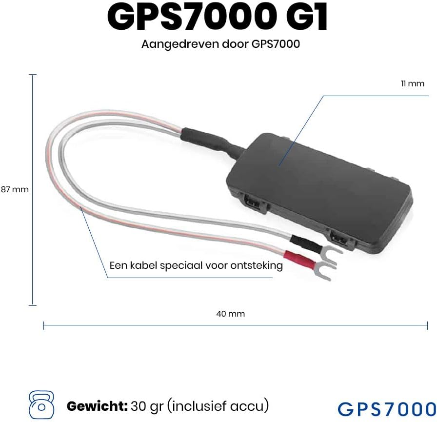 GPS7000 Hidden Vehicle GPS Tracker for Vehicles | 2 Years Service Included | 4G Car GPS Tracker Device | Easy Self-Installation | Real-Time Vehicle Tracking | Optional Renewal, No Mandatory Fees