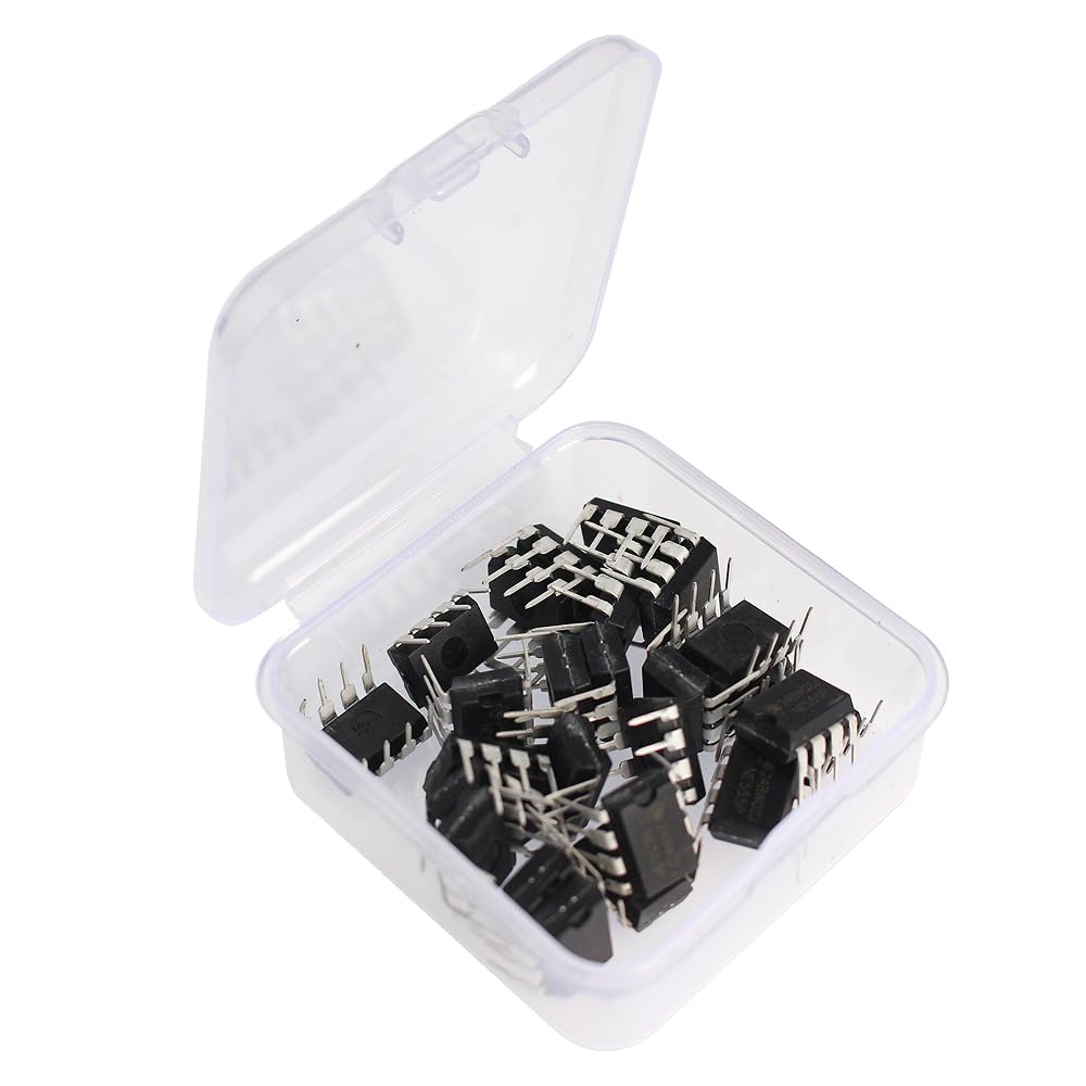 NE555 Timer IC NE555P Pulse Generator DIP-8 - Single Precision - with Box - 25PCS