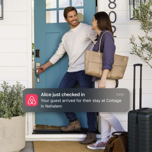 Yale Assure Lock 2 Keypad with Wi-Fi Connect, Satin Nickel Deadbolt for Vacation Rental Hosts, YRD410-CB1-619