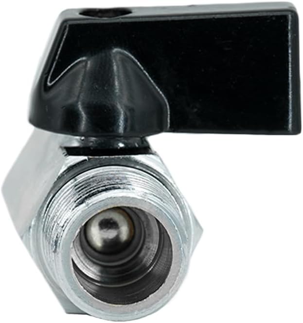 Brass Mini Ball Valve 1/8" NPT Female x Male Shut-Off Valve(Pack of 2)