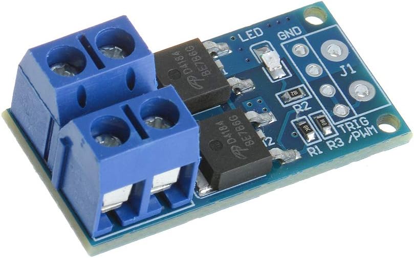 5PCS DC 5V-36V 15A(Max 30A) 400W Dual High-Power MOSFET Trigger Switch Drive Module 0-20KHz PWM Adjustment Electronic Switch Control Board Motor Speed Control Lamp Brightness Control
