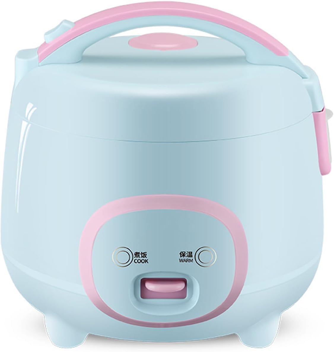Rice Cooker, Mini Cooker 2.5 Cups Uncooked, 1.6L Portable Non-Stick Small Travel Smart Control Multi-Function with 24 Hour Timer Delay and Keep Warm Function