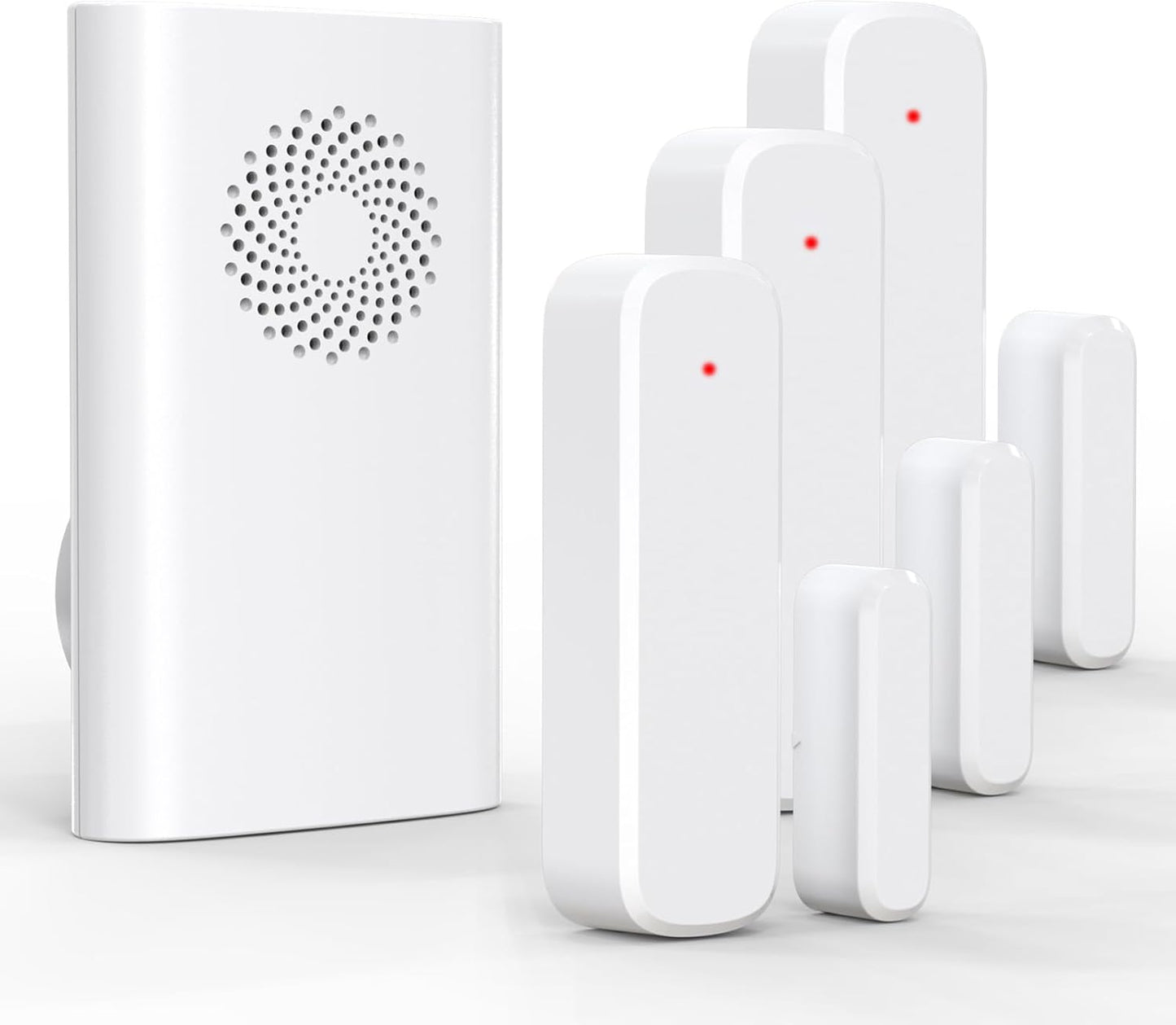 Door Chime, Wireless Door Open Sensor Alarm When Entry Business/Office/Store (500ft Range 51 Ringer Adjustable Volume) Home Alert Bell for Kid/Toddler Safety, 1 Receiver+3 Sensors