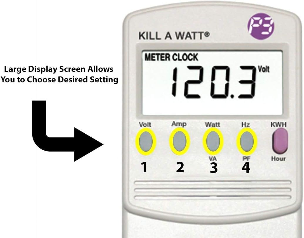 3-Pack P3 P4400 Kill A Watt Electricity Usage Monitor (3-Pack)