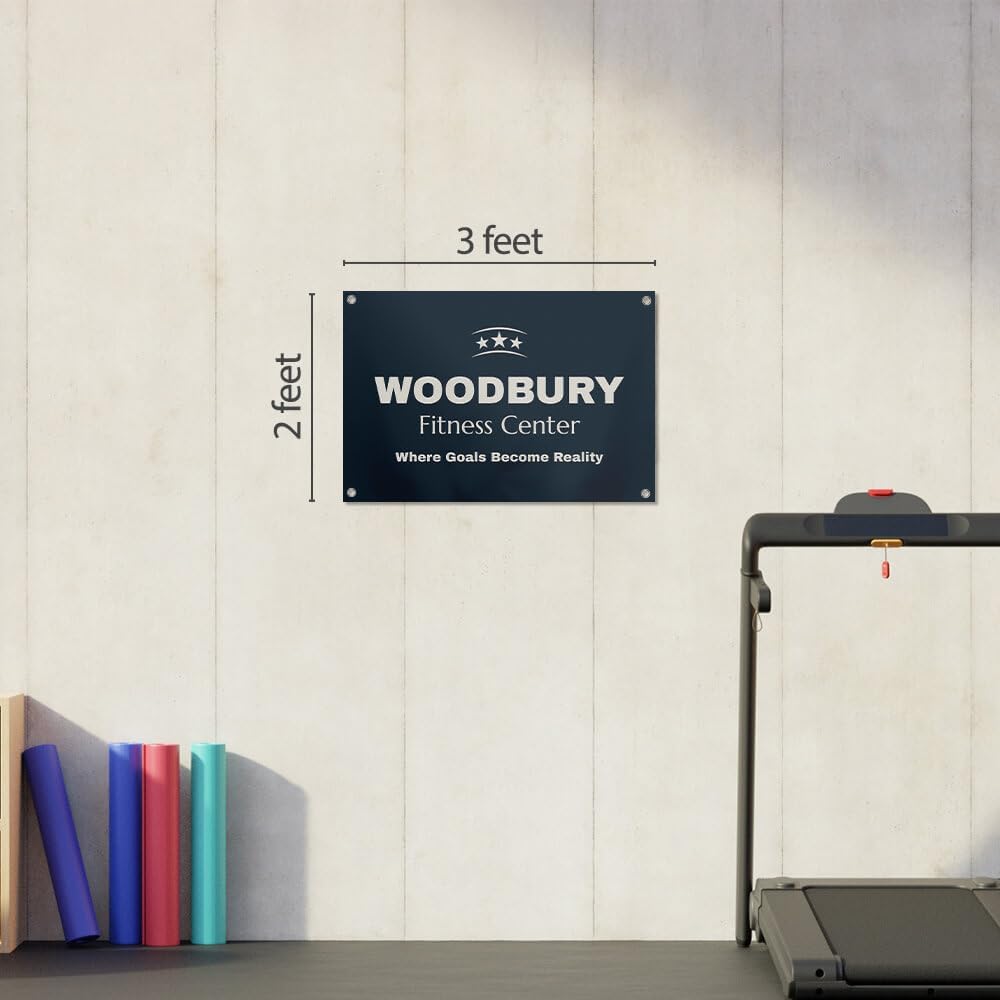 Staples Custom Scrim Vinyl Banner - 36" x 24" Quote Banner with 4 Grommets - Durable Outdoor Sign for Events, Promotions, and Business Advertising (American Flag)