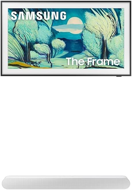 Samsung 55-Inch Class The Frame LS03F 4K QLED Smart TV (2025 Model) + SAMSUNG S61D 5.0ch Soundbar w/Wireless Dolby Atmos Audio, All-in-One Design, HW-S61D/ZA