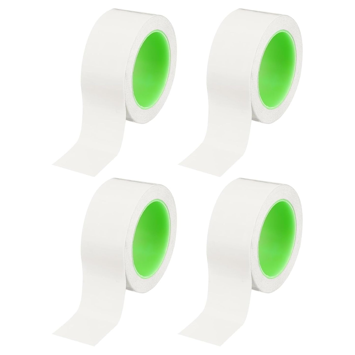 PATIKIL Floor Marking Tape 2 Inch x 110 Ft, 4 Pcs Self-Adhesive Warning Safety Tape Caution Stripe for Walls Floors Pipes Equipment Outdoor, White
