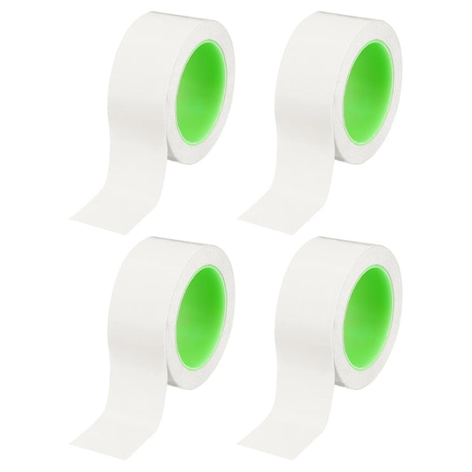 PATIKIL Floor Marking Tape 2 Inch x 110 Ft, 4 Pcs Self-Adhesive Warning Safety Tape Caution Stripe for Walls Floors Pipes Equipment Outdoor, White