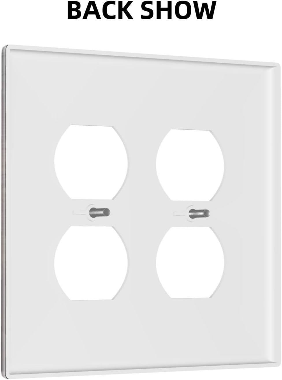 Decorative Outlet Covers Vintage Brown Farmhouse Barn Door 2 Gang Light Switch Cover Plate Double Duplex Wall Plates for Electrical Outlets Switch Plate Covers for Bedroom Home Decor