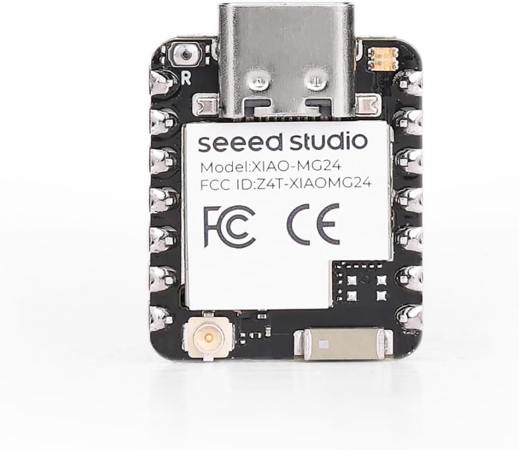 Seeed Studio XIAO MG24 (Pre-Soldered) - Silicon Labs EFR32MG24, Matter Native Over Threadn/BLE 5.3, Arduino Compatible, 1.95μA Ultra-Low-Power, On-Board Antenna, 19 GPIOs