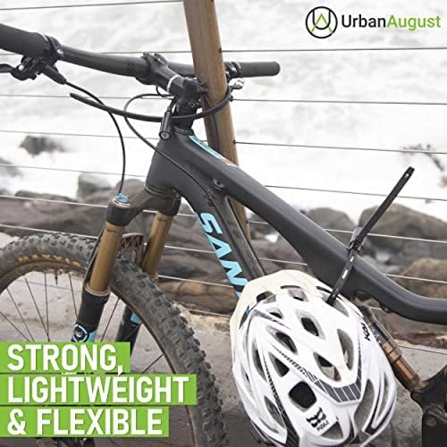 Urban August Multi-Purpose Keyed Adjustable Zip Tie Lock - 3 Pack Keyed Alike - Black Stainless Steel Refrigerator Cabinet Bike Stroller Helmet Lock
