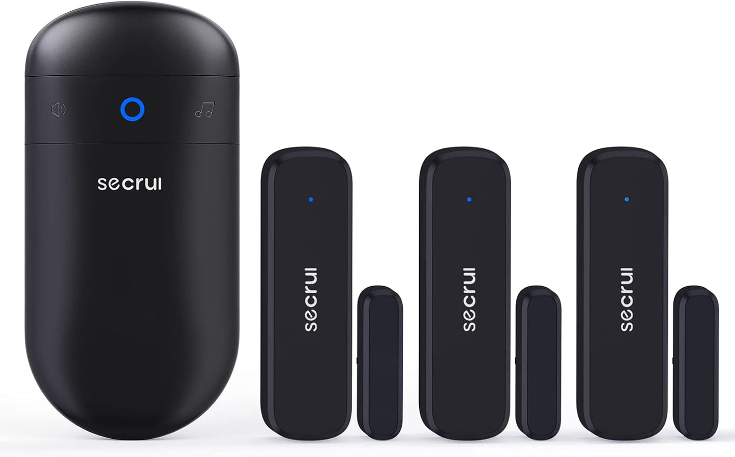 Door Chime, Door Sensor Chime for Door Opens – Door Ringer with 500ft Operating Range 52 Chime 110dB LED Indicators –Entry Alert Chime for Business/Home/Office (1 Receiver+3 Sensors)