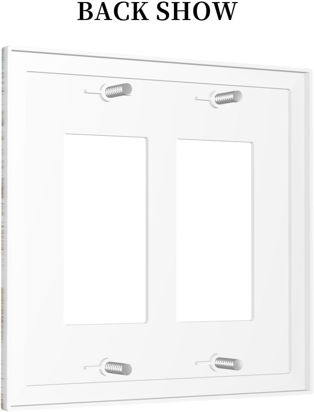 Decorative Outlet Covers Nautical Green Sea Turtles Beach Blue Ocean 2 Gang Double Gfci Rocker Electrical Wall Panels Light Switch Cover Plate For Bathroom Kids Room Decor