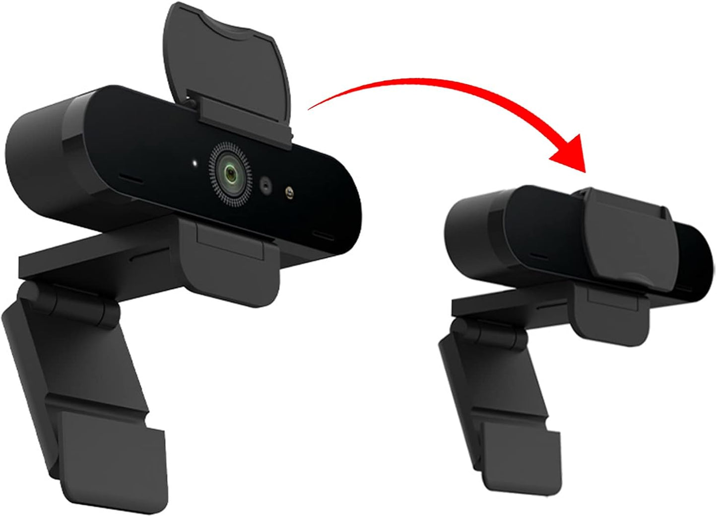 Lens Shutter Privacy Cover Compatible for Logitech C920 Pro /C920x/ C922x/ C920/C922 Pro/C930C/C930/C930e/ C920s/Pro 22/ Logitech Brio 4K Ultra HD Webcam/HD Webcam C310 (Renewed)