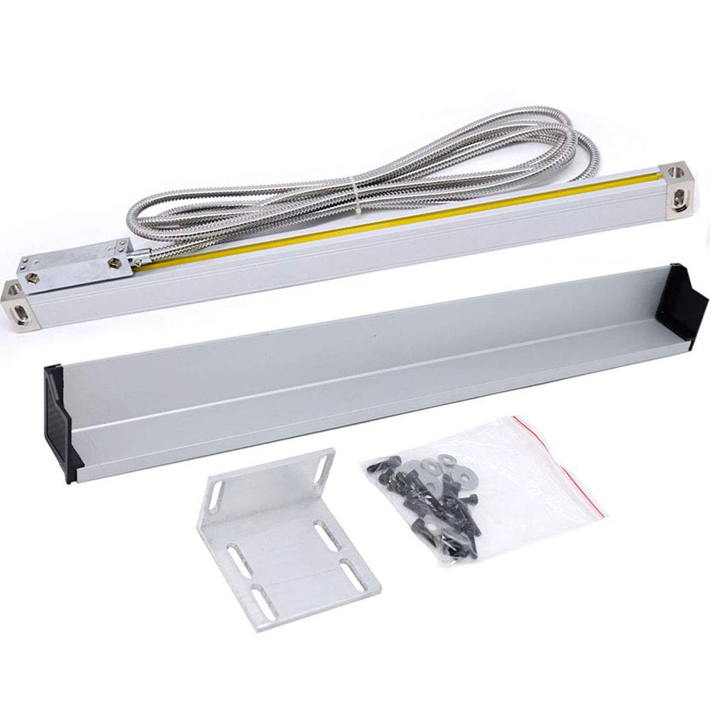 TOAUTO Digital Readout DRO 550mm 22", LCD Display 1um Glass Linear Scale Meter for CNC Milling Lathe EDM Machine
