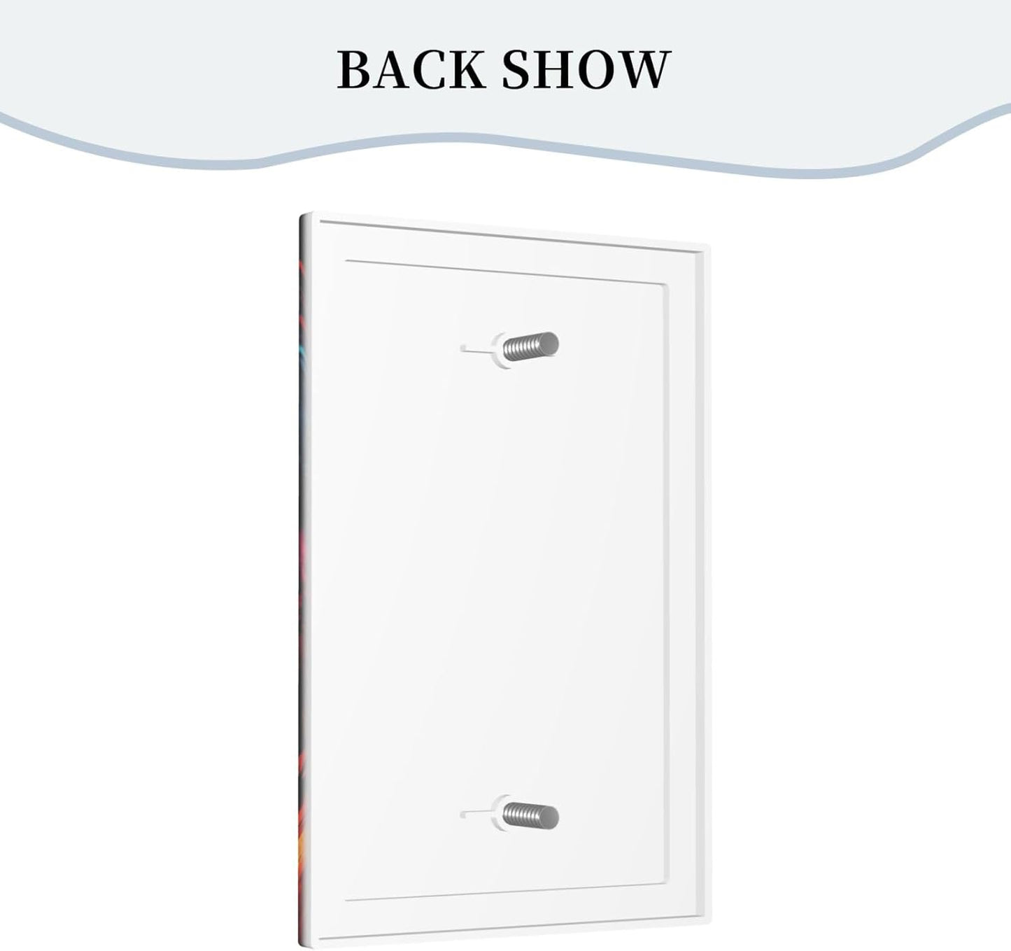 Decorative Light Switch Plate Covers Colorful Graffiti Basketball Sport Basket Hippie 1 Gang No Device Single Blank Outlet Covers Wall Plate Light Switch Cover Plate Faceplate for Home Decor
