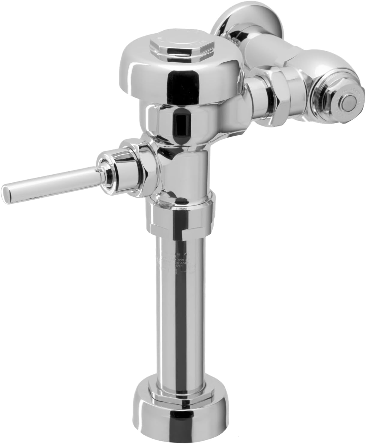 Sloan Regal 111 Exposed Manual Water Closet Flushometer, 1.28 GPF Manual Flush Valve - Single Flush, Fixture Connection Top Spud, Diaphragm Valve, Polished Chrome Finish, 3080050