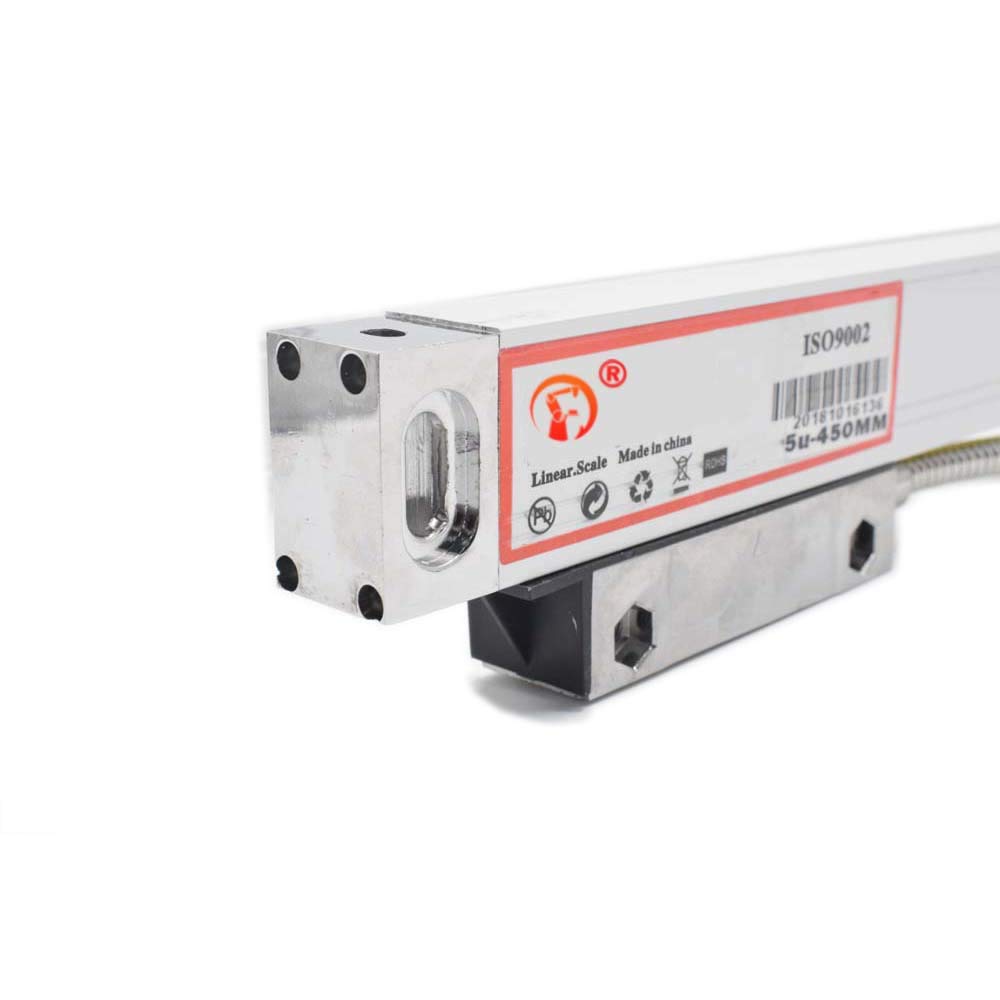 TOAUTO Digital Readout DRO 250mm 10", LCD Display 1um Glass Linear Scale Meter for CNC Milling Lathe EDM Machine