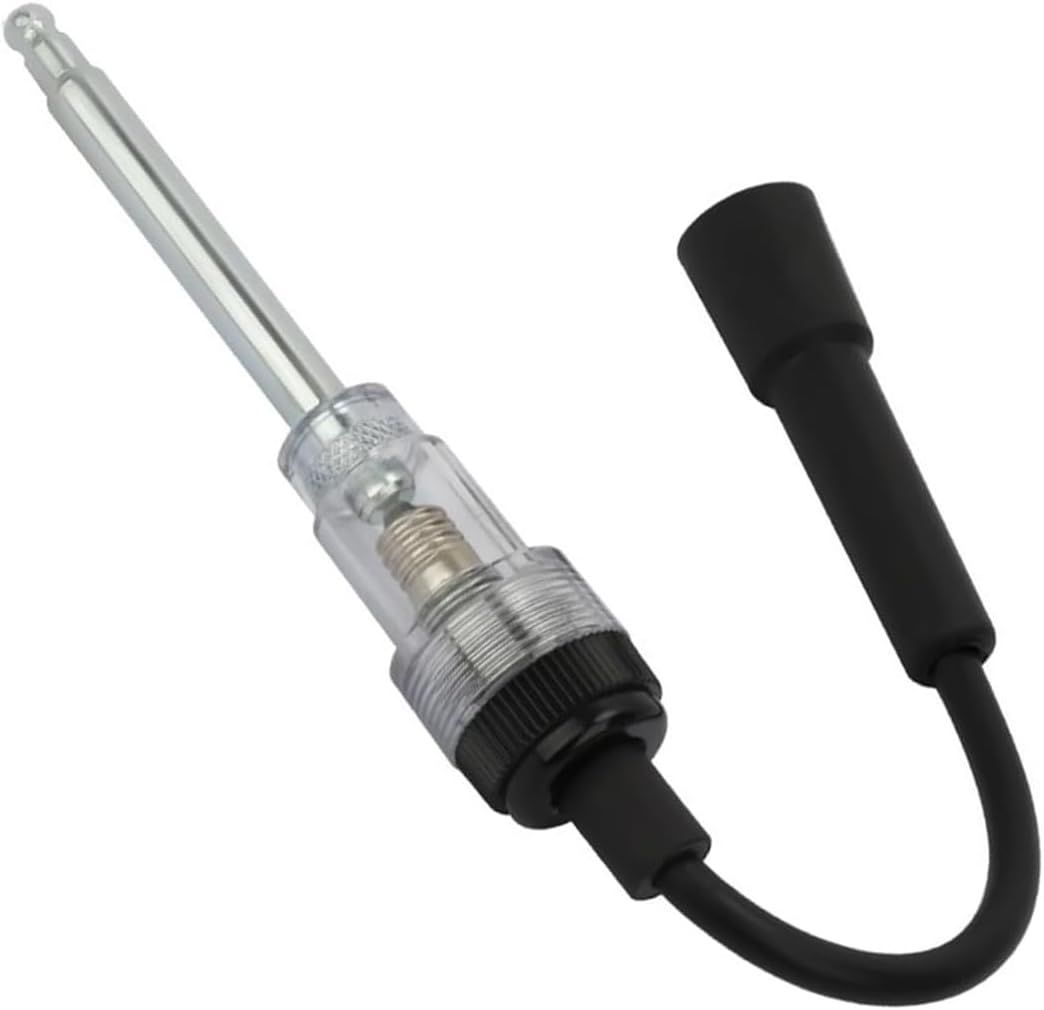Spark Plug Tester, Inline Ignition Coil Tester, Spark Tester Small Engine for Check Ignition System, Universal Armature Diagnostic Detector Tool, for Cars, Motorcycle, Lawnmowers