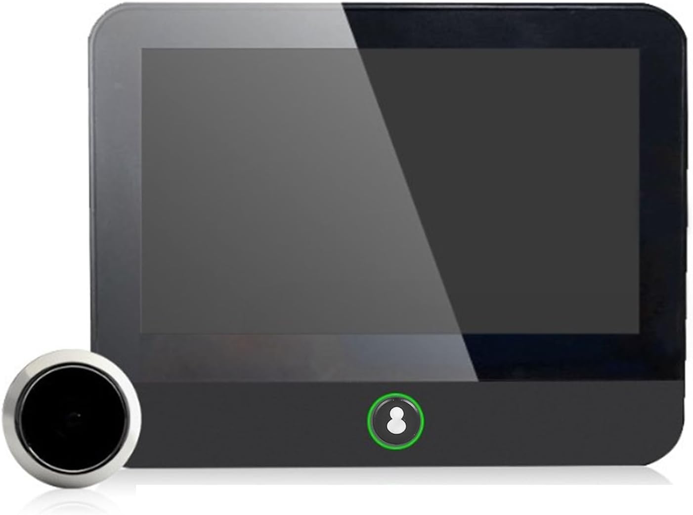 Fockety Digital Door Viewer, 1080P HD Door Peephole Camera with LCD Color Screen, Motion Detection & 120° Wide Angle, Video Peephole Door Camera Built in Rechargable Battery for