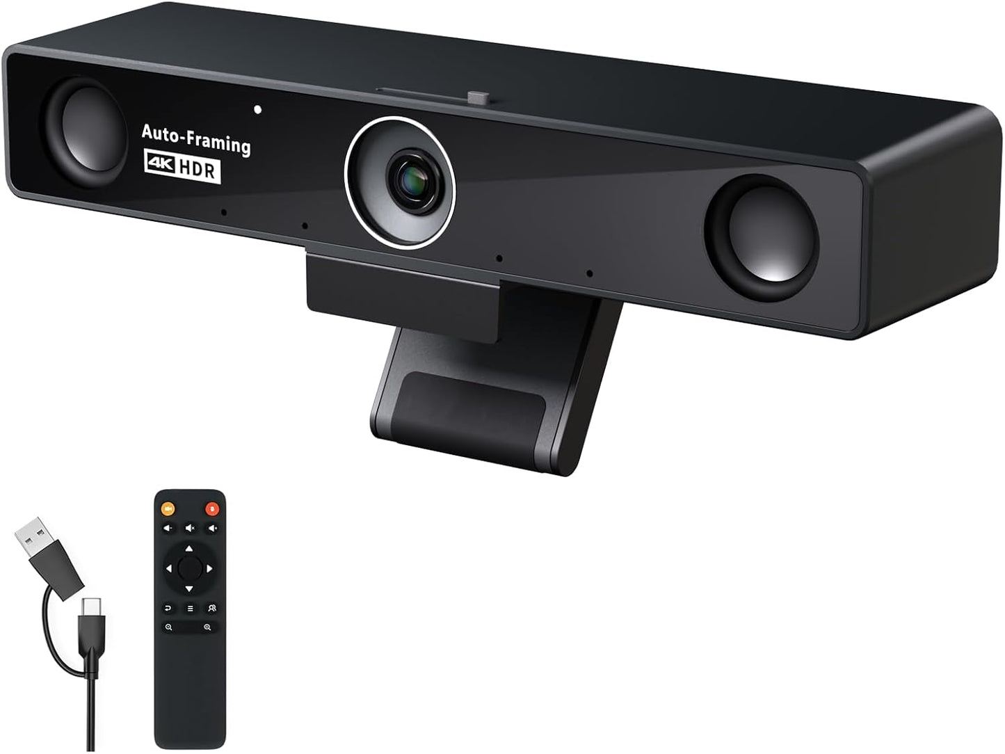 NEARITY V30S 4K Video Conference Camera with Microphone, 120° FOV/3X Digital Zoom, All in One Conference Room Webcam, Dual Mics, Video Conferencing System for Business Meetings/Smartboard