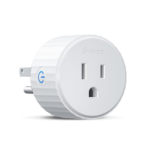 Govee Smart Plug, WiFi Outlet Compatible with Alexa and Google Assistant, Mini Smart Home Plugs with Timer Fuction & Group Controller, No Hub Required, ETL & FCC Certified, 2.4G WiFi Only (1 Pack)