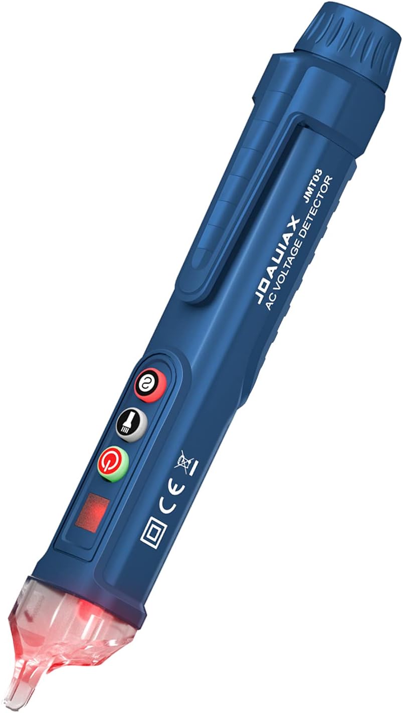 Non-Contact Voltage Tester,Electrical Voltage Detector Pen Null/Live Wire Tester Breakpoint Finder Voltage Measuring Tool Dual Range AC 12V/48V-1000V